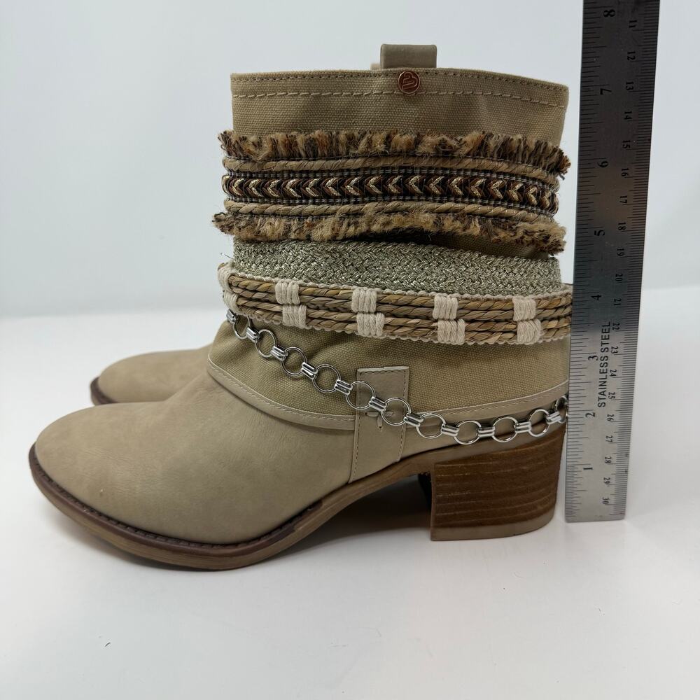 Bull Boxer Ankle Boots Women's 7.5 M Tan Danna Style number 4457263 - Picture 5 of 13
